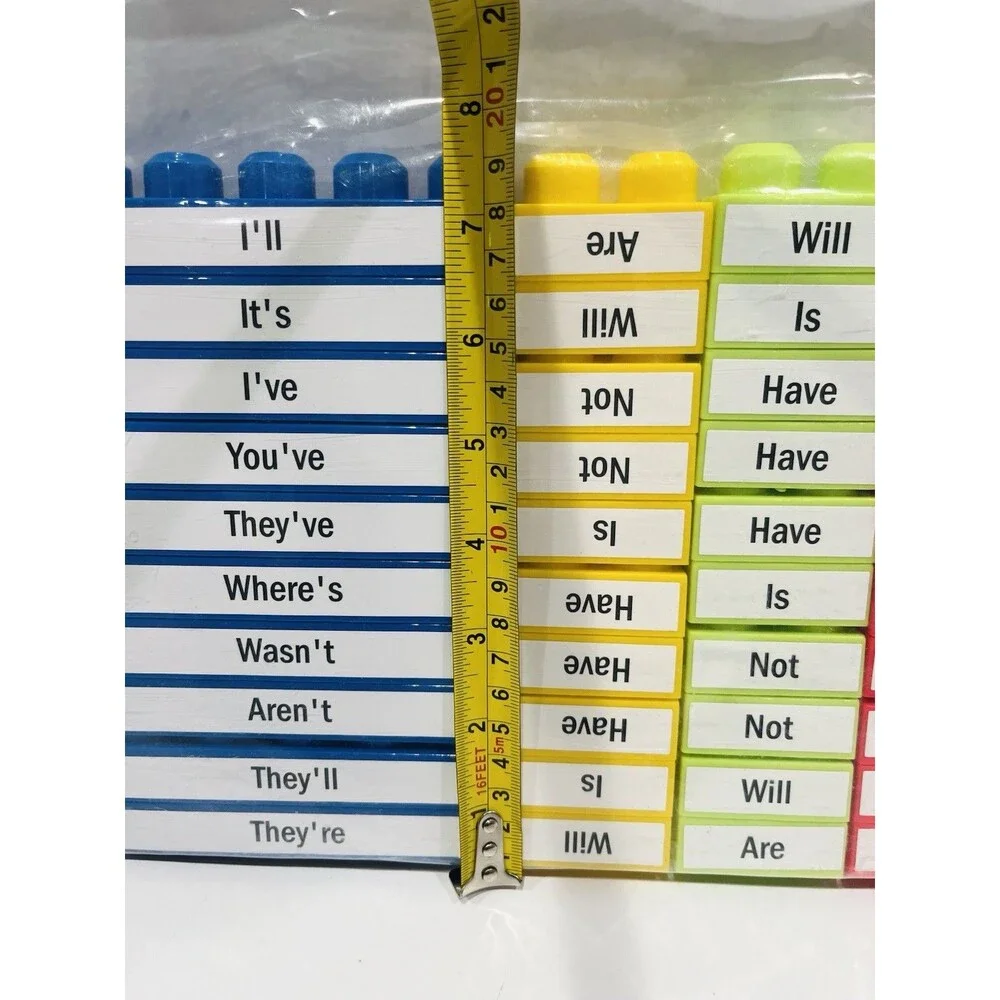 Ankyo Building Blocks Game Contractions Learning Set 40 Pieces 1 Marker Learn